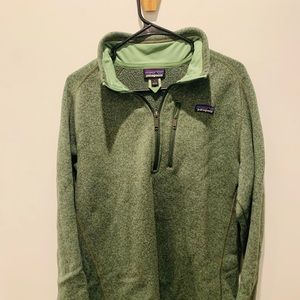 Patagonia Better sweater 1/4 zip green